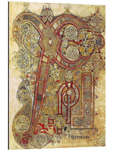 Cuadro de aluminio Book of Kells