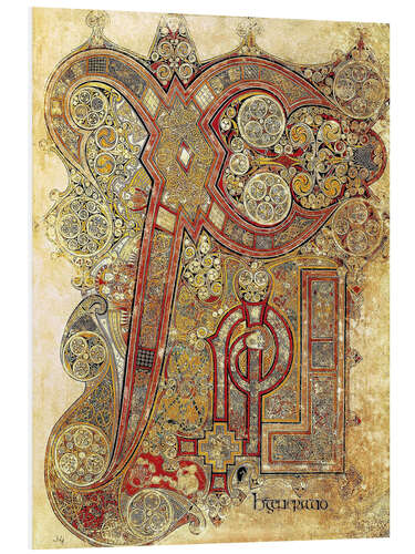 Foam board print Book of Kells