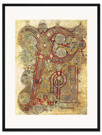 Gerahmter Kunstdruck Book of Kells