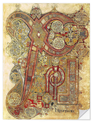 Selvklebende plakat Book of Kells