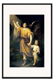 Gerahmter Kunstdruck Der Schutzengel