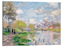 Magnettafel Frühling an der Seine