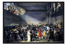 Gerahmter Kunstdruck Ballhausschwur 