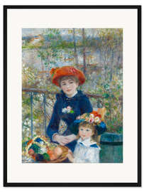 Gerahmter Kunstdruck Zwei Schwestern