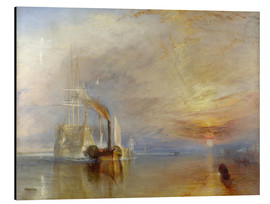 Alubild  Die letzte Fahrt der Temeraire - Joseph Mallord William Turner