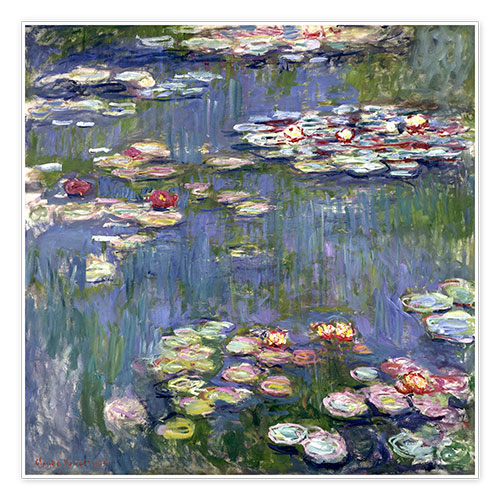 Poster Water Lilies, 1916