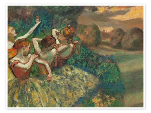Poster Vier Tänzerinnen