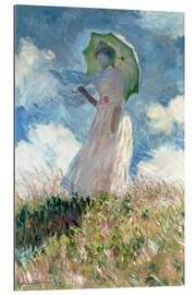 Galleriprint Woman with a Parasol, facing left