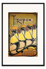 Gerahmter Kunstdruck Tropon, Werbeplakat von 1898