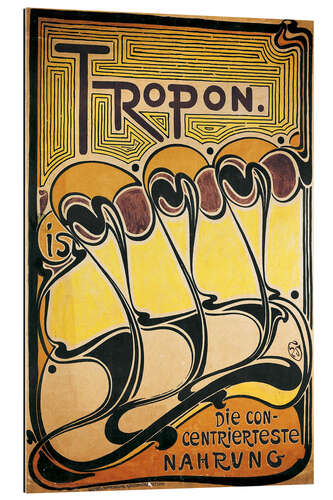 Quadro em plexi-alumínio Tropon, advertisement, 1898