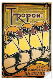 Wandsticker Tropon, Werbeplakat von 1898