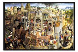 Gerahmter Kunstdruck Passion Christi