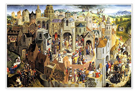 Wall print  Passion of the Christ - Hans Memling