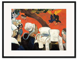 Gerahmter Kunstdruck Vision nach der Predigt