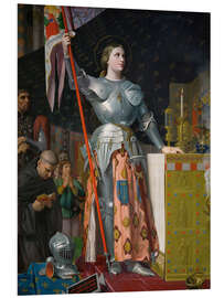 Hartschaumbild Jeanne D'Arc bei der Krönung Karls VII.