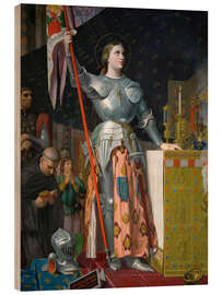 Cuadro de madera Jeanne D'Arc en la coronación de Carlos VII.