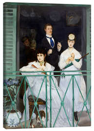 Stampa su tela Il balcone - Édouard Manet