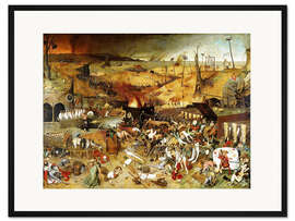 Gerahmter Kunstdruck Triumph des Todes