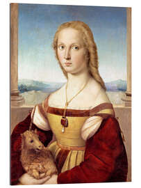 Galleritryk Woman with an unicorn