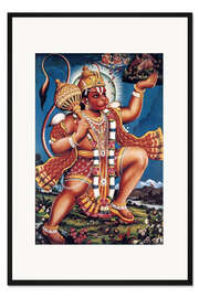 Gerahmter Kunstdruck Affengott Hanuman
