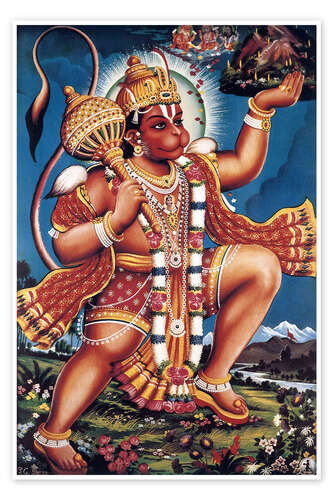 Poster Affengott Hanuman