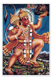 Wandbild  Affengott Hanuman