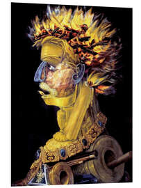 Hartschaumbild Feuer