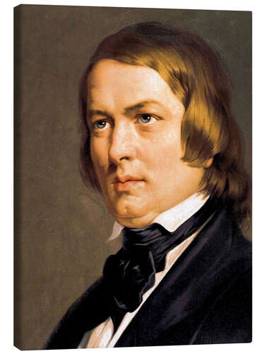 Leinwandbild Robert Schumann