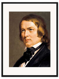 Gerahmter Kunstdruck Robert Schumann