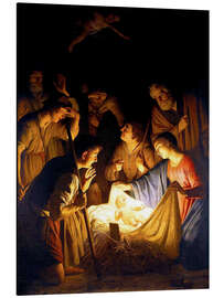 Magnettafel Anbetung der Hirten (Detail)