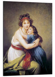 Magnettafel Selbstporträt mit Tochter