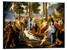 Foam board print Parnassus, Apollo and the muses