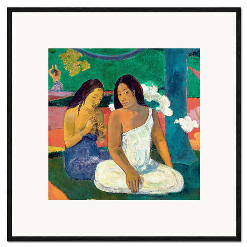 Plakat artystyczny premium w ramie Arearea (fragment)
