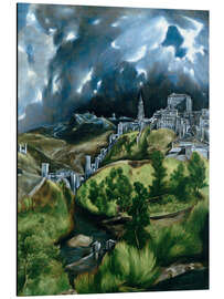 Magnettafel Blick auf Toledo