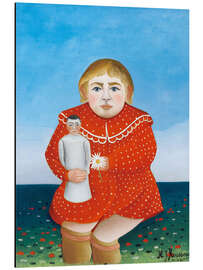 Magnettafel Das Mädchen mit einer Puppe