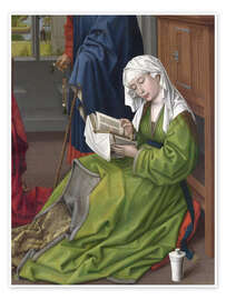 Stampa  Leggendo Magdalena - Rogier van der Weyden