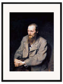 Gerahmter Kunstdruck Fjodor Dostojewski