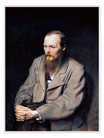 Wall print Fyodor Dostoyevsky - Vasili Grigorevich Perov