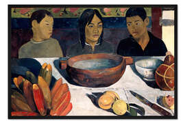 Gerahmter Kunstdruck Die Mahlzeit, Die Bananen