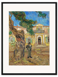 Gerahmter Kunstdruck St. Paul Hospital in Saint Rémy de Provence