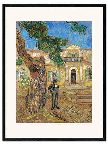 Framed art print Hospital St. Paul at Saint-Rémy-de-Provence