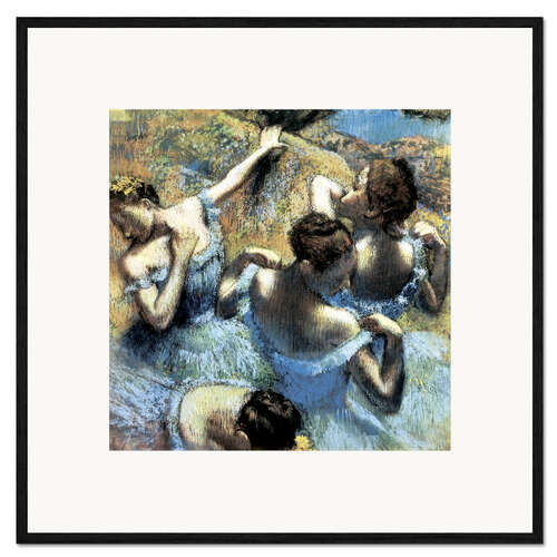 Framed art print Blue Dancers