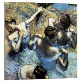 Magnettafel Tänzerinnen in blau