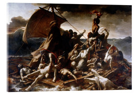 Stampa su vetro acrilico  La zattera della Medusa - Theodore Gericault