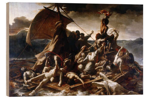 Wood print Raft of the Medusa