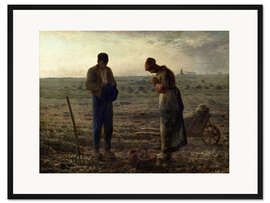 Gerahmter Kunstdruck Das Angelusläuten