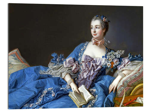 Galleritryk Portrait of Madame de Pompadour