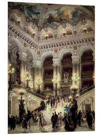 Foam board print Stairs of the Opera in Paris