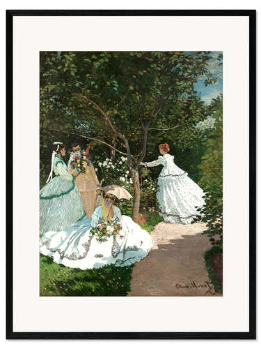 Framed art print Women in the Garden