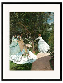 Framed art print Women in the Garden